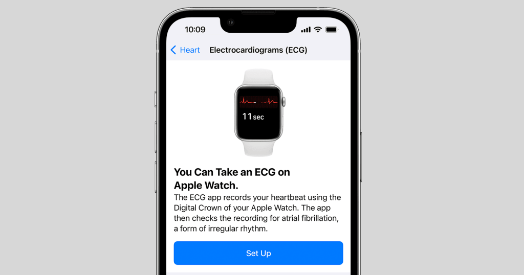 Configura l’app ECG